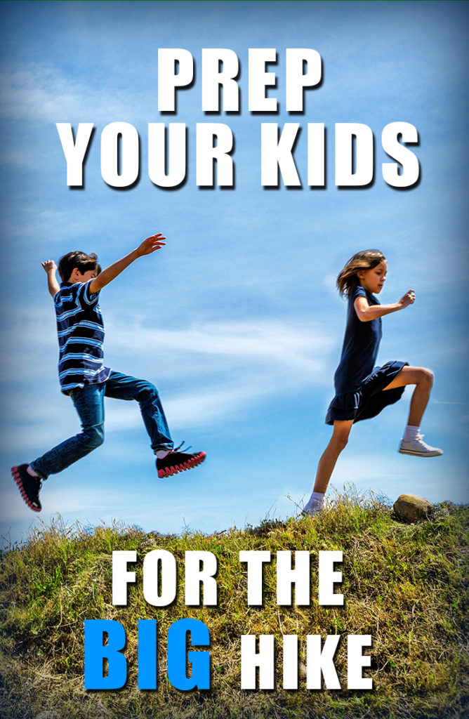 Training kids to hike